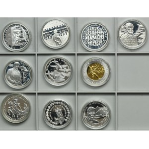 Zestaw, 10 złotych 2004-2010 (10 szt.)