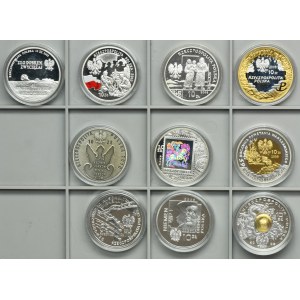 Zestaw, 10 złotych 2008-2010 (10 szt.)