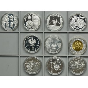 Zestaw, 10 złotych 2003-2006 (10 szt.)