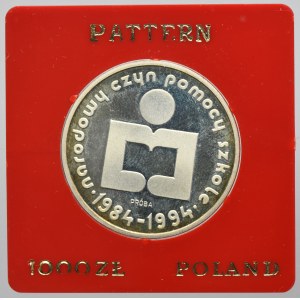 PRÓBA, 1.000 złotych 1986 Narodowy czyn pomocy szkole