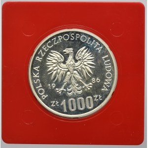 PRÓBA, 1.000 złotych 1986 Narodowy czyn pomocy szkole