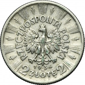Piłsudski, 2 złote 1934
