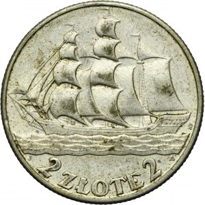 Żaglowiec, 2 złote 1936