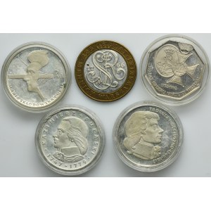 Zestaw, 100-50.000 złotych 1974-1992 (5 szt.)