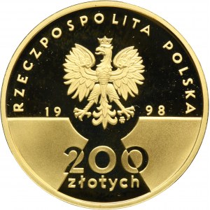 200 złotych 1998 20-lecie pontyfikatu Jana Pawła II