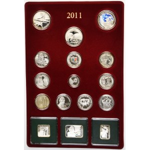 Zestaw, 5-20 złotych 2011 (16 szt.)