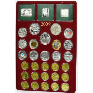 Zestaw, 2-20 złotych 2009 (32 szt.)