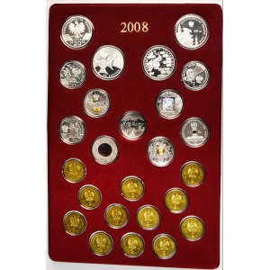 Zestaw, 2-20 złotych 2008 (25 szt.)