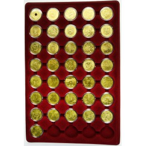 Zestaw, 2 złote GOLD NORDIC 2002-2008 (36 szt.)