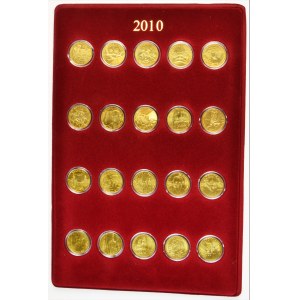 Zestaw, 2 złote GOLD NORDIC 2010 (20 szt.)