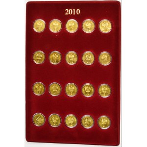 Zestaw, 2 złote GOLD NORDIC 2010 (20 szt.)