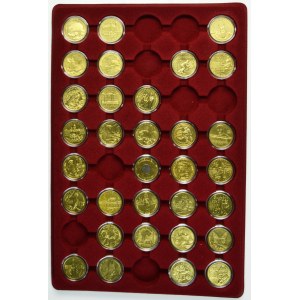 Zestaw, 2 złote GOLD NORDIC 1996-2001 (32 szt.)