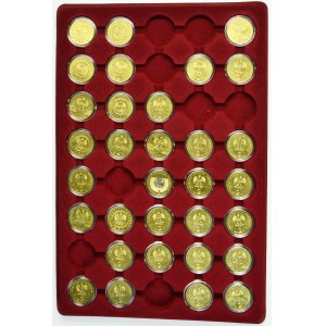 Zestaw, 2 złote GOLD NORDIC 1996-2001 (32 szt.)