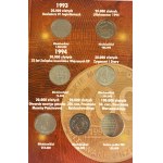 Zestaw, Polskie monety obiegowe 1990-1994 (16 szt.) - w tym Solidarność typ A,B,C