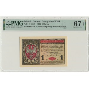 1 marka 1916 - Generał - PMG 67 EPQ - WYŚMIENITY