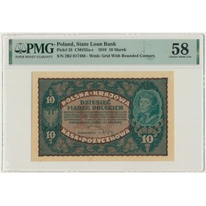 10 marek 1919 - II Serja BJ - PMG 58