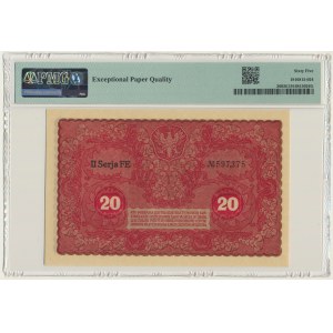 20 marek 1919 - II Serja FE - PMG 65 EPQ