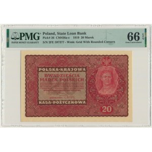 20 marek 1919 - II Serja FE - PMG 66 EPQ