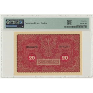 20 marek 1919 - II Serja FE - PMG 65 EPQ