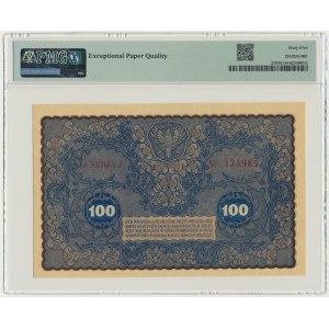 100 marek 1919 - IJ Serja J - PMG 65 EPQ