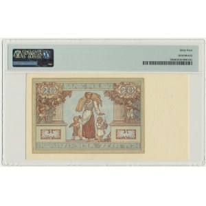 20 złotych 1931 - DT. - PMG 64