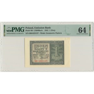 1 złoty 1941 - BB - PMG 64