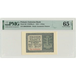 1 złoty 1941 - BB - PMG 65 EPQ