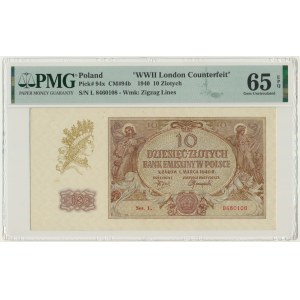 10 złotych 1940 - L - PMG 65 EPQ