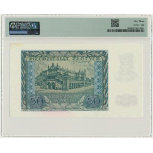 50 złotych 1940 - A - PMG 63