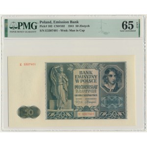 50 złotych 1941 - E - PMG 65 EPQ