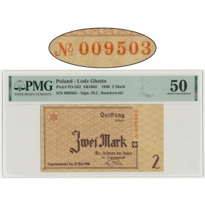 2 Mark 1940 - series type 1 - PMG 50 - RARE
