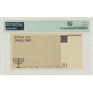 20 Mark 1940 - no. 1 without watermark - PMG 64