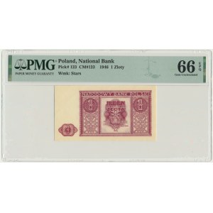 1 złoty 1946 - PMG 66 EPQ