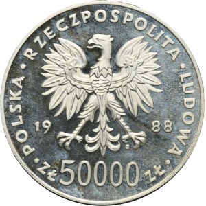 50.000 złotych 1988 Piłsudski