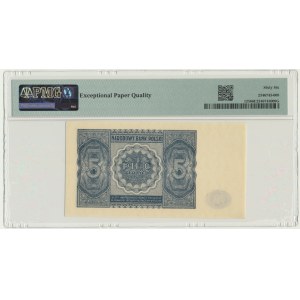 5 złotych 1946 - PMG 66 EPQ