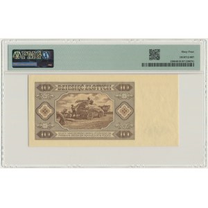 10 złotych 1948 - AY - PMG 64