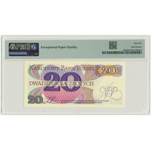 20 złotych 1982 - U - PMG 66 EPQ