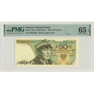 50 złotych 1975 - S - PMG 65 EPQ