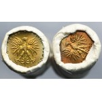 Zestaw, Rulon bankowy (x2), 10 złotych 1989-1990 (100 szt.)
