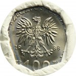 Zestaw, Rulon bankowy, 100 złotych Warszawa 1988 (25 szt.)