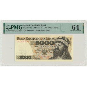 2.000 złotych 1979 - S - PMG 64 - pierwsza seria rocznika