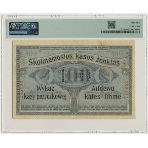 Posen, 100 Rubles 1916 - 6 digit series - PMG 45