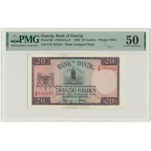 Danzig, 20 Gulden 1932 - C/B - PMG 50