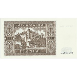 Krakowiak, 1.000 złotych 1941 - MCSM 386 -