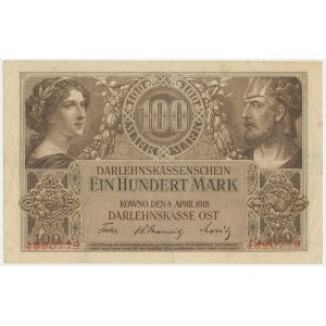 Kowno, 100 Mark 1918