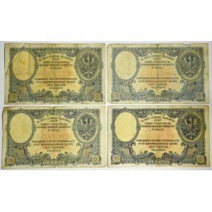 Zestaw, 100 złotych 1919 (4 szt.)