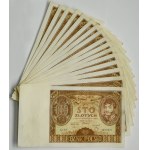 Zestaw, 100 złotych 1934 (16 szt.)