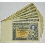 Zestaw, polskie i zagraniczne banknoty (~128 szt.)