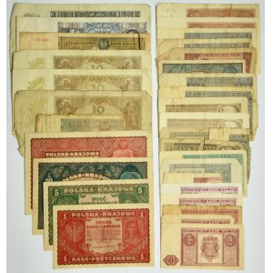 Zestaw, banknoty polskie (31 szt.)