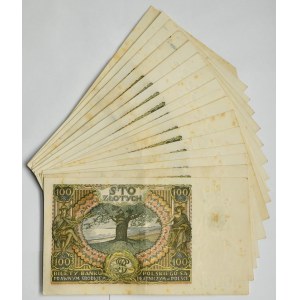 Zestaw, 100 złotych 1934 (16 szt.)